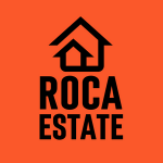New Builds - Company with the real estate license of Portugal, focused on buying and selling property for international clients. - Roca Estate logo orange