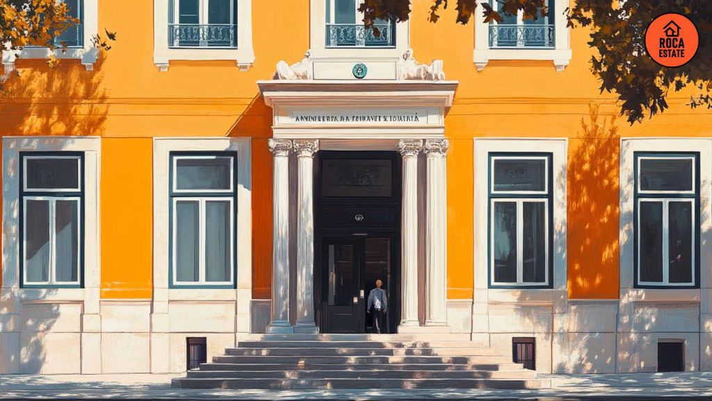 Modern government building in Lisbon symbolizing institutional support and tax incentives for commercial real estate in Portugal.