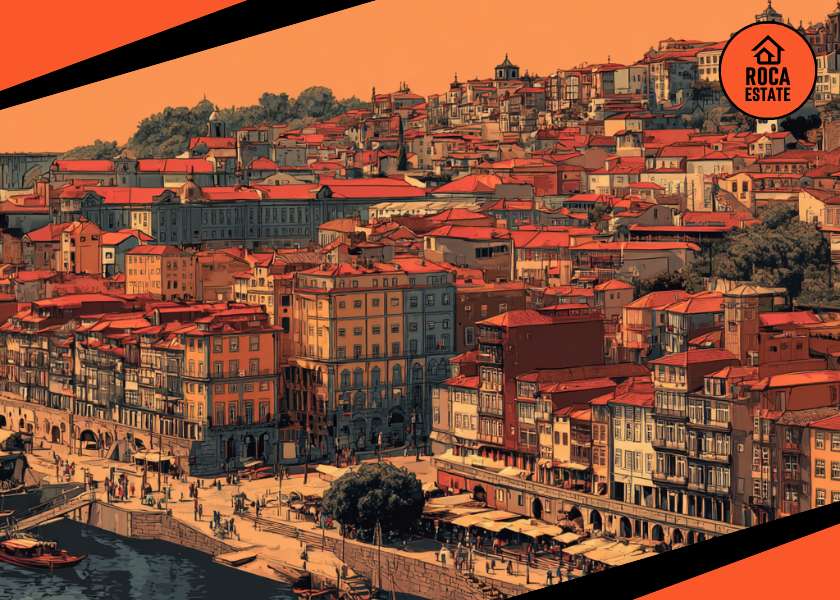 Porto Ribeira waterfront with hotels and restaurants along the Douro River, illustrating tourism demand and Portugal commercial real estate investment opportunities in mixed-use properties.