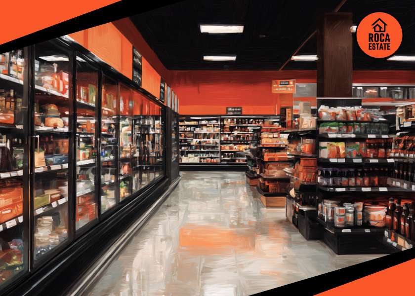 Cost of living in Portugal illustrated by a Portuguese supermarket interior with everyday food and household products displayed on shelves, reflecting typical consumer prices and daily expenses.