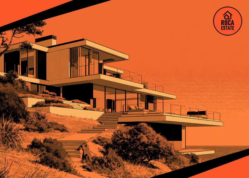 Luxury Algarve villa overlooking the Atlantic, illustrating Portugal housing prices, strong foreign demand, premium market resilience, and coastal investment appeal.