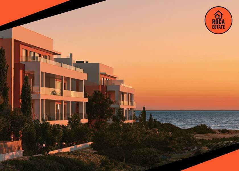 Modern Algarve apartments overlooking the Atlantic, reflecting rising Portugal Bank Appraisals on Housing, strong coastal demand, premium valuations, and resilient investment appeal.