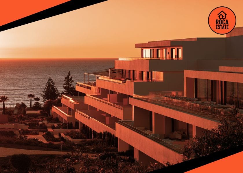 Prime Algarve beachfront hotel showcasing the strength of Portugal domestic tourism real estate investment through modern architecture, Atlantic views, and premium hospitality appeal.