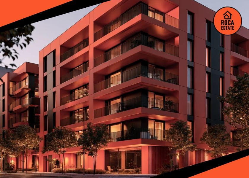 Compact premium apartment development in an urban setting, illustrating demand for efficient studio and one-bedroom units in the Portugal Rental Market.